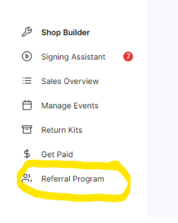 Referral Program